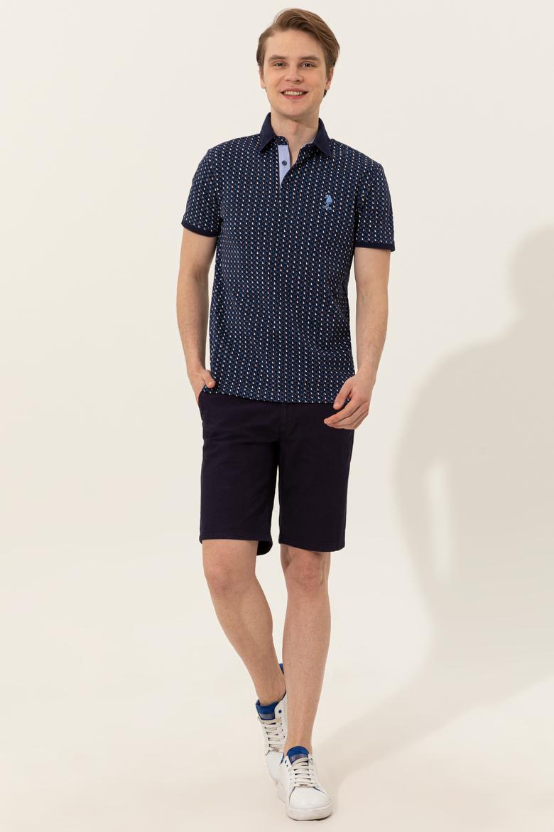 Erkek Lacivert Polo Yaka Tişört - 50249156011