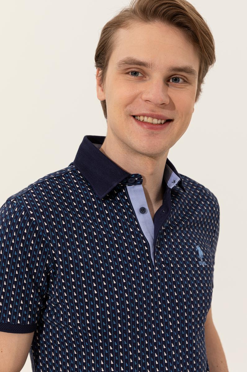 Erkek Lacivert Polo Yaka Tişört