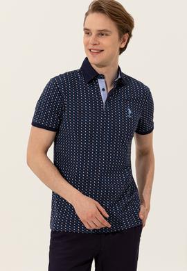 Erkek Lacivert Polo Yaka Tişört - 50249156011