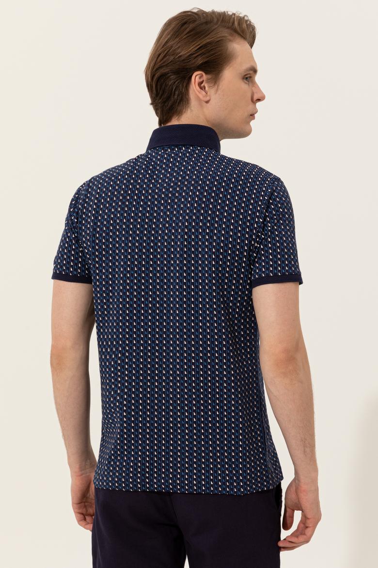 Erkek Lacivert Polo Yaka Tişört - 50249156011