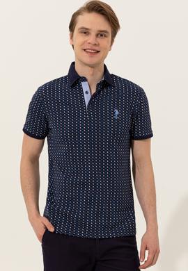 Erkek Lacivert Polo Yaka Tişört - 50249156011