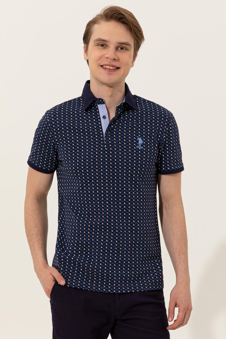 Erkek Lacivert Polo Yaka Tişört