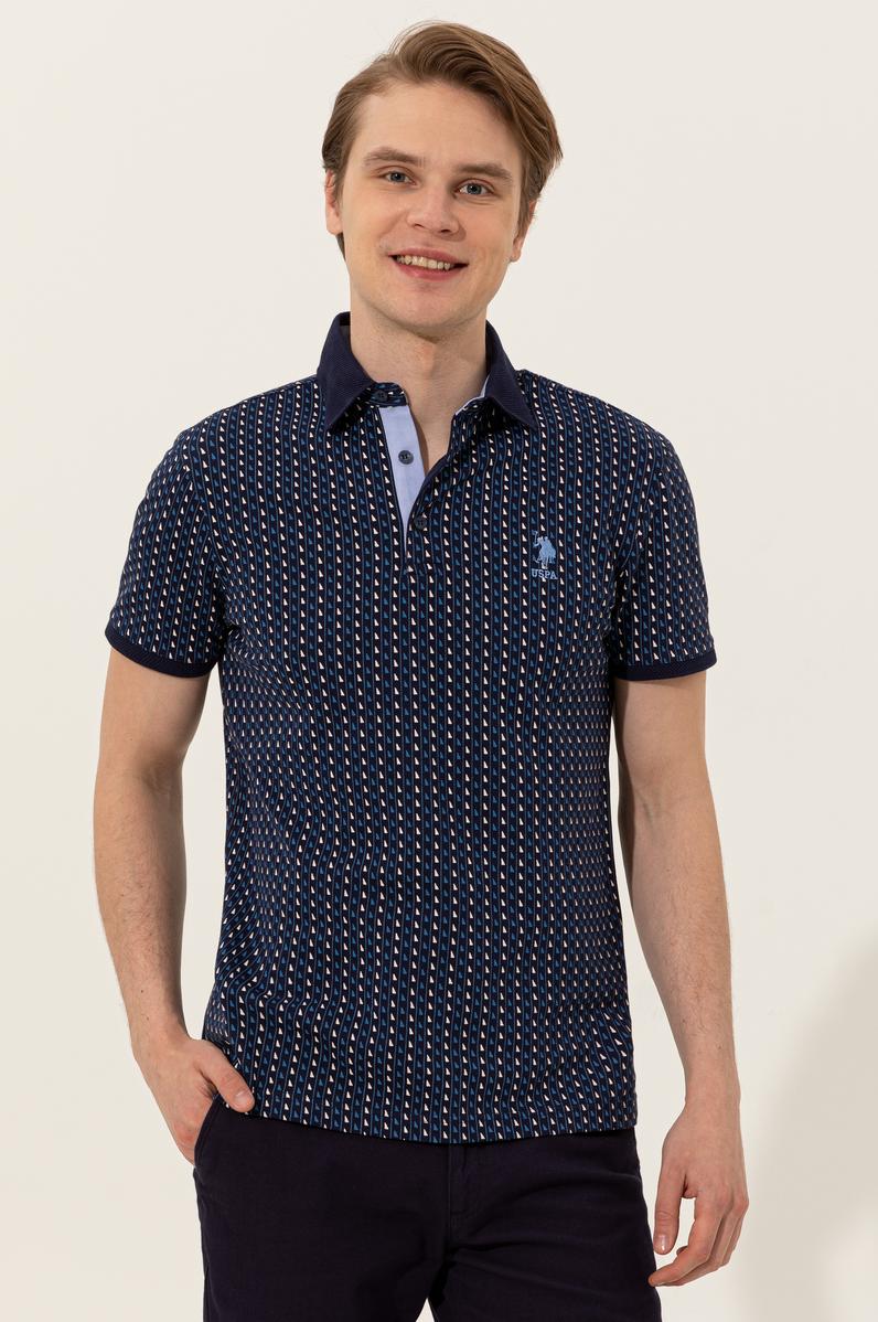 Erkek Lacivert Polo Yaka Tişört