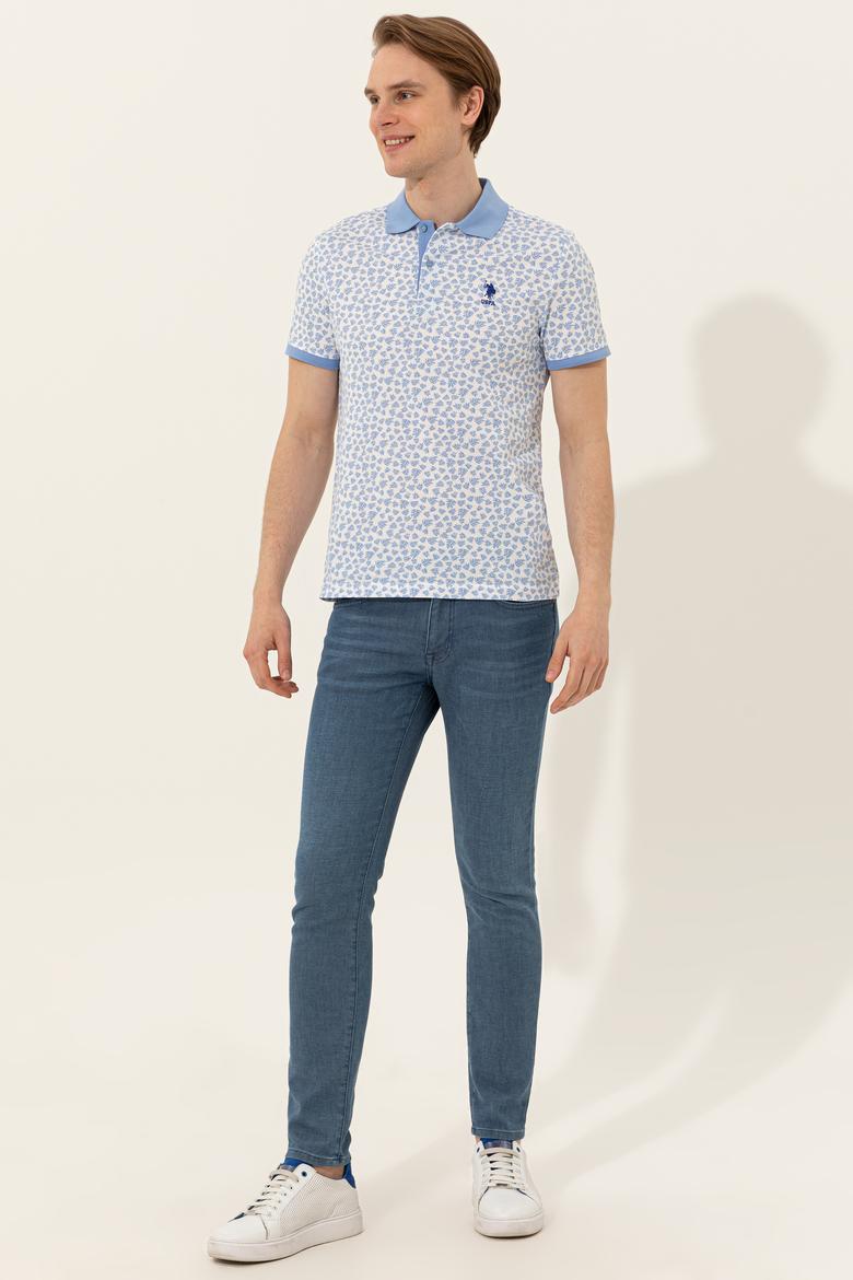 Erkek Koyu Mavi Polo Yaka Tişört - 50247737013