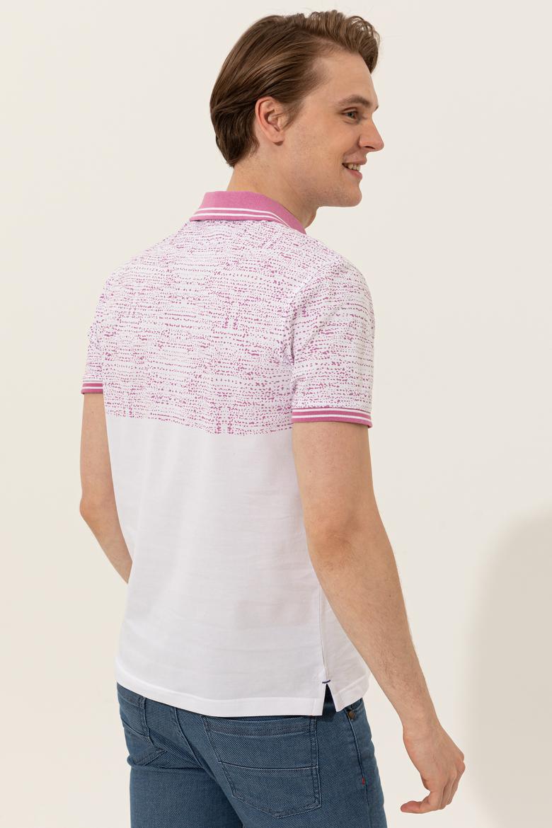 Erkek Menekşe Polo Yaka Tişört - 50249183017