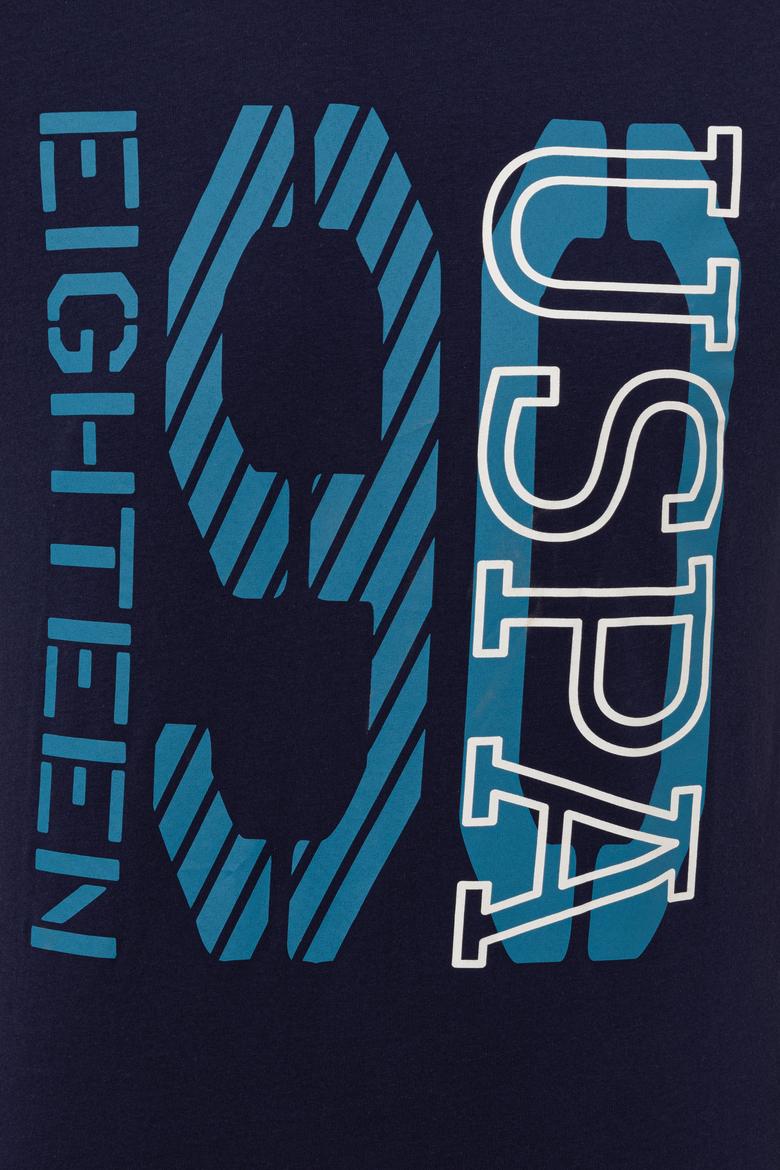 Erkek Lacivert Bisiklet Yaka Tişört - 50246142037