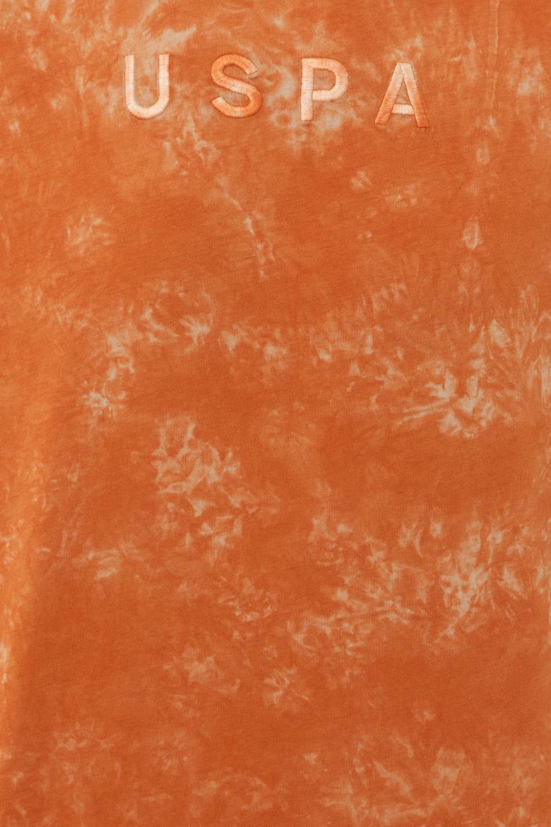 Erkek Kavun Oversize Bisiklet Yaka Tişört - 50249203019