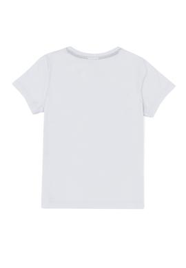 Çocuk Beyaz Bisiklet Yaka Tişört - 50252200019