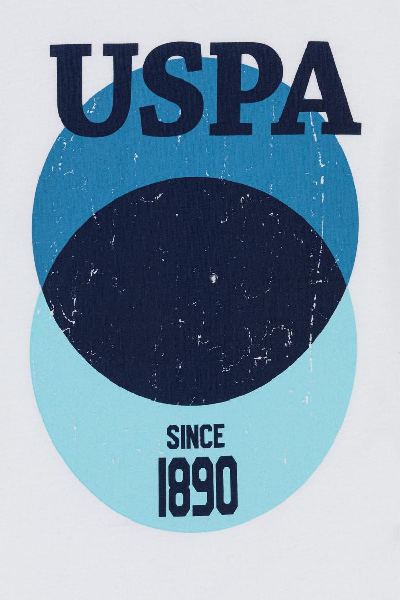 Çocuk Beyaz Bisiklet Yaka Tişört - 50252200019