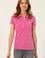 Kadın Pembe Basic Polo Yaka Tişört
