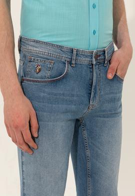 Erkek Açık Mavi Jean Pantolon - 50247659026