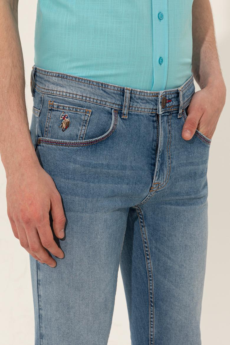 Erkek Açık Mavi Jean Pantolon - 50247659026