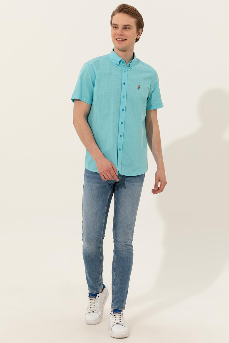 Erkek Açık Mavi Jean Pantolon