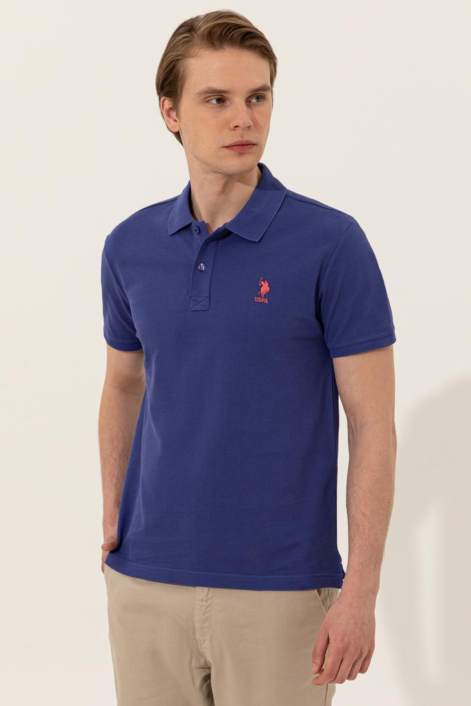 Erkek Mavi Basic Tişört