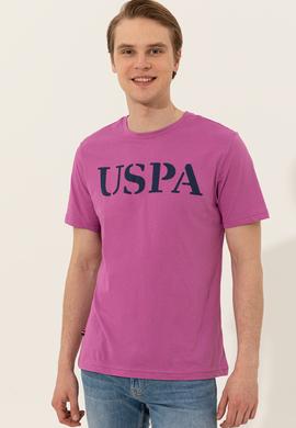 Erkek Menekşe Basic Bisiklet Yaka Tişört - 50248569048