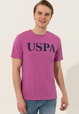 Erkek Menekşe Basic Bisiklet Yaka Tişört - 50248569048