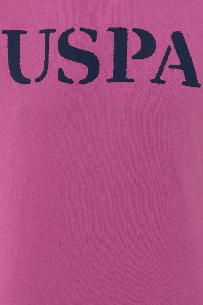 Erkek Menekşe Basic Bisiklet Yaka Tişört