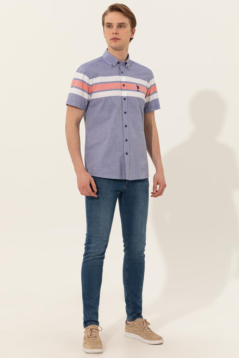 Erkek Mavi Denim Pantolon - 50250394003