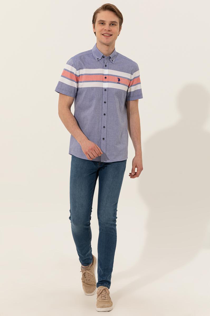 Erkek Mavi Denim Pantolon