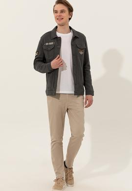 Erkek Antrasit Örme Hırka - 50243809007