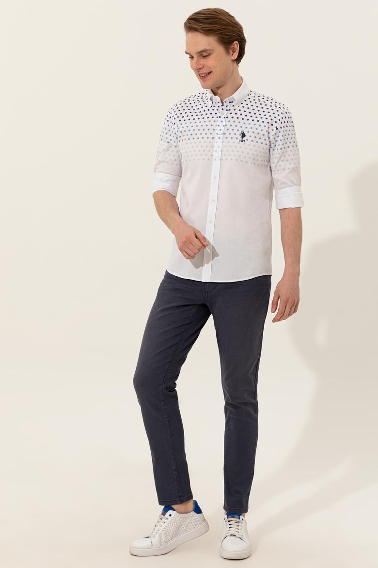 Erkek Lacivert Denim Pantolon - 50247256051