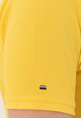 Erkek Açık Sarı Polo Yaka T-Shirt Basic - 50248556013