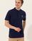 Erkek Lacivert Hakim Yaka Tişört
