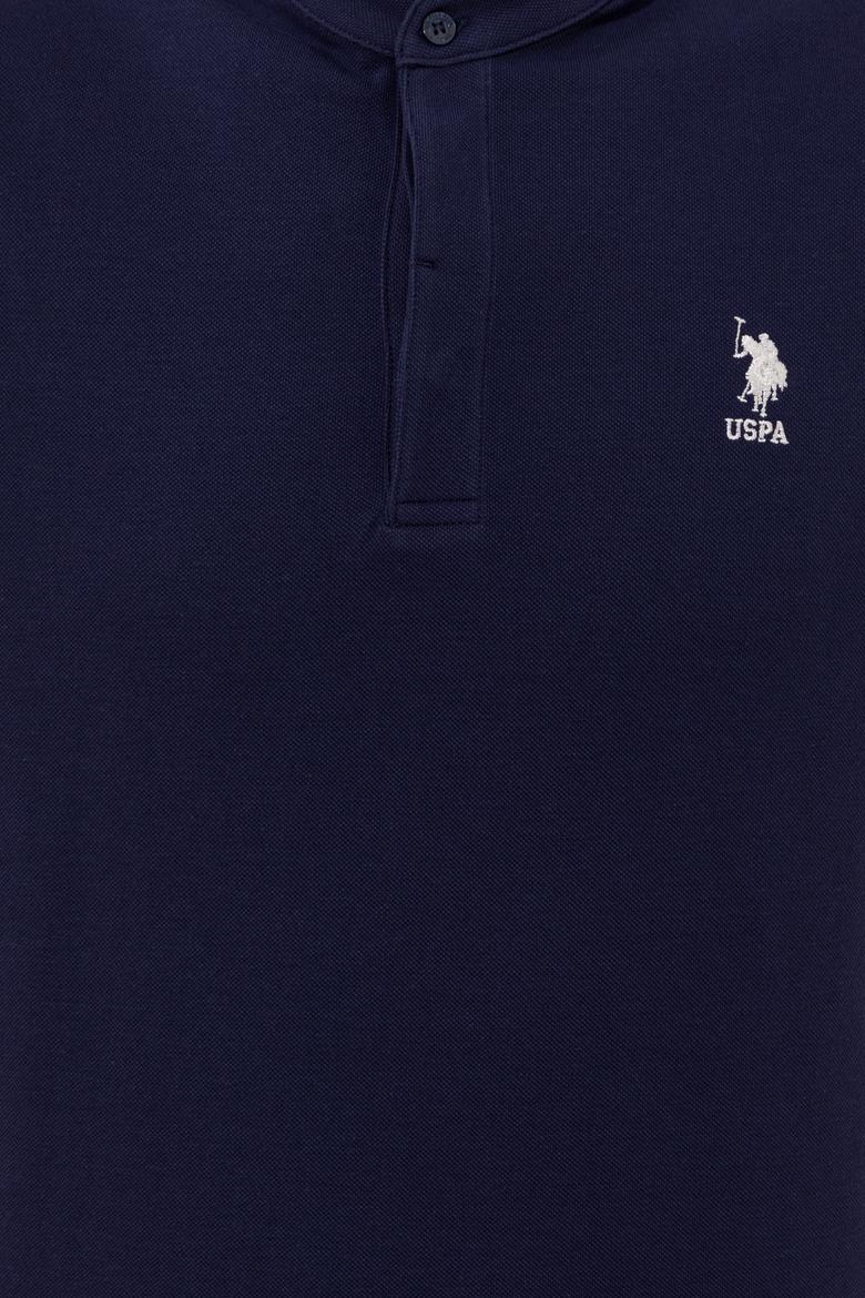 Erkek Lacivert Hakim Yaka Tişört - 50246102016