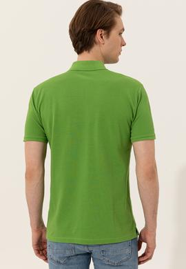 Erkek Yeşil Basic Tişört - 50248556040