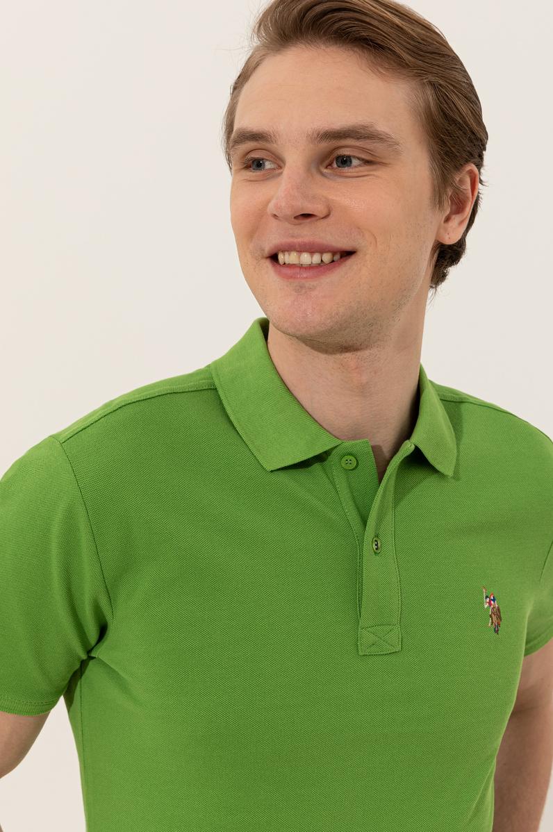 Erkek Yeşil Basic Tişört