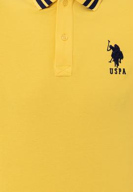 Erkek Açık Sarı Basic Polo Yaka Tişört - 50249145009