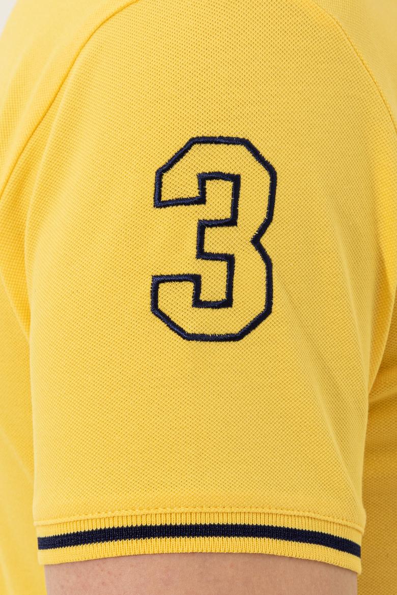 Erkek Açık Sarı Basic Polo Yaka Tişört - 50249145009