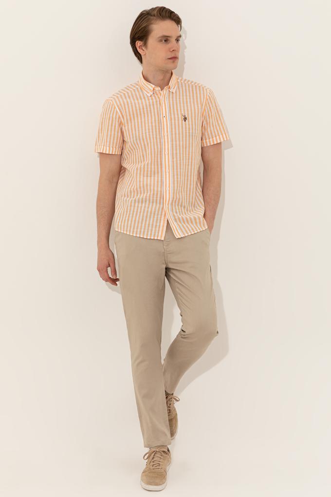 Erkek Haki Kanvas Pantolon