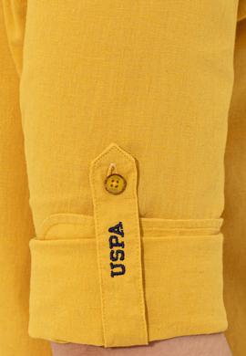 Erkek Safran Uzun Kollu Basic Gömlek - 50246466068