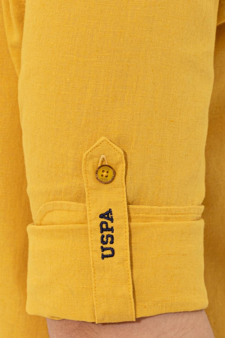 Erkek Safran Uzun Kollu Basic Gömlek - 50246466068