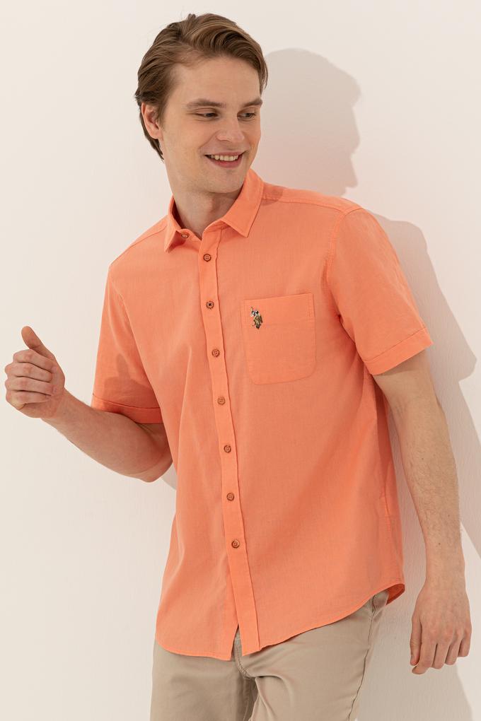 Erkek Somon Gömlek Kısakol