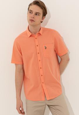 Erkek Somon Gömlek Kısakol - 50249523077