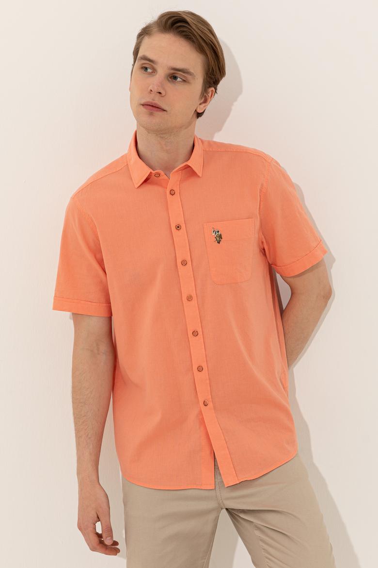 Erkek Somon Gömlek Kısakol - 50249523077