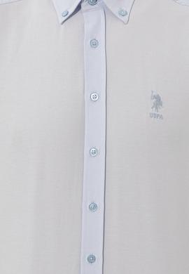 Erkek Açık Mavi Uzun Kollu Basic Gömlek - 50249489006