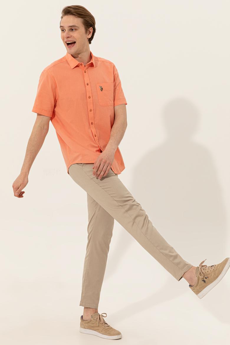 Erkek Somon Gömlek Kısakol - 50249523077