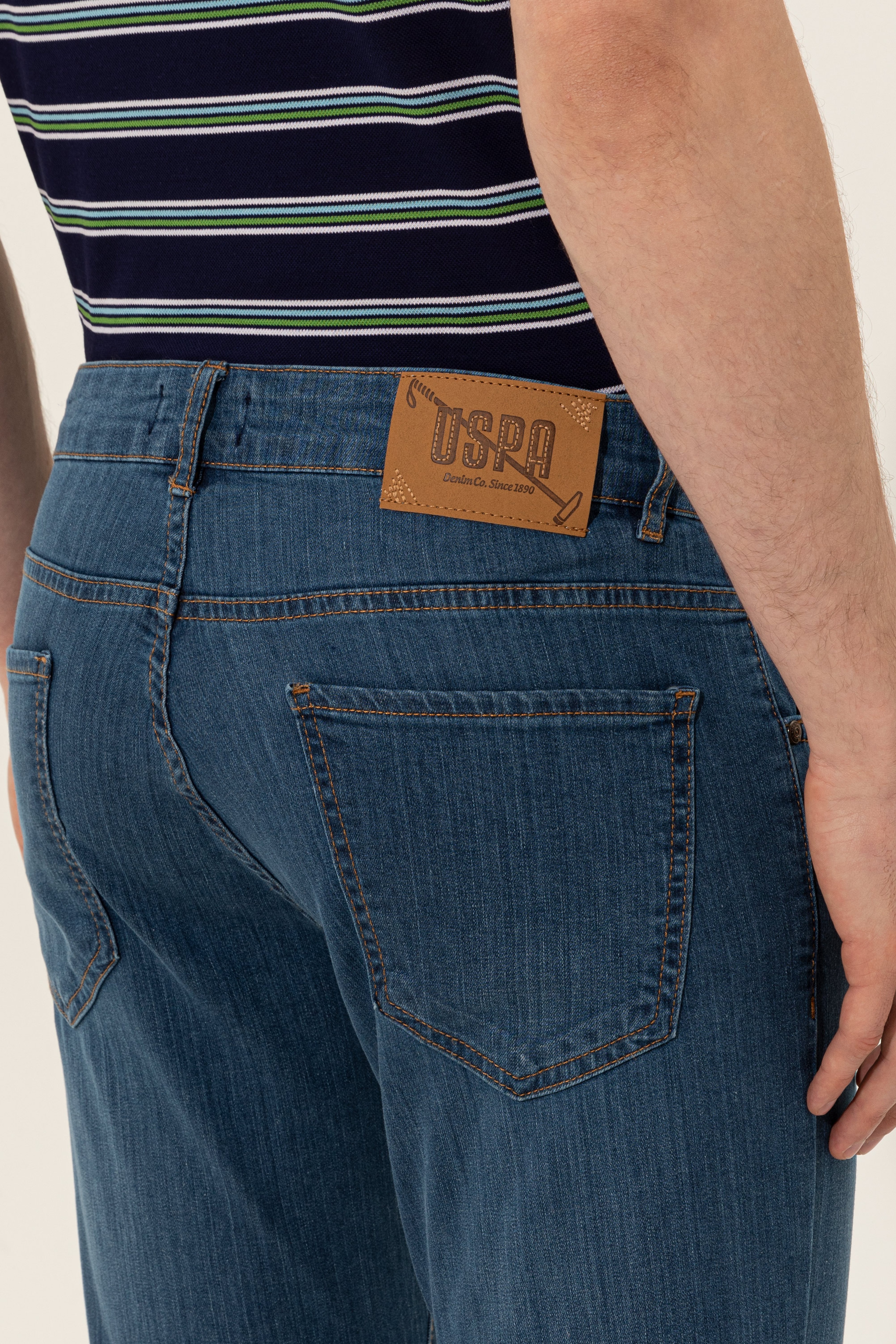 Erkek Mavi Jean Pantolon - Image 6