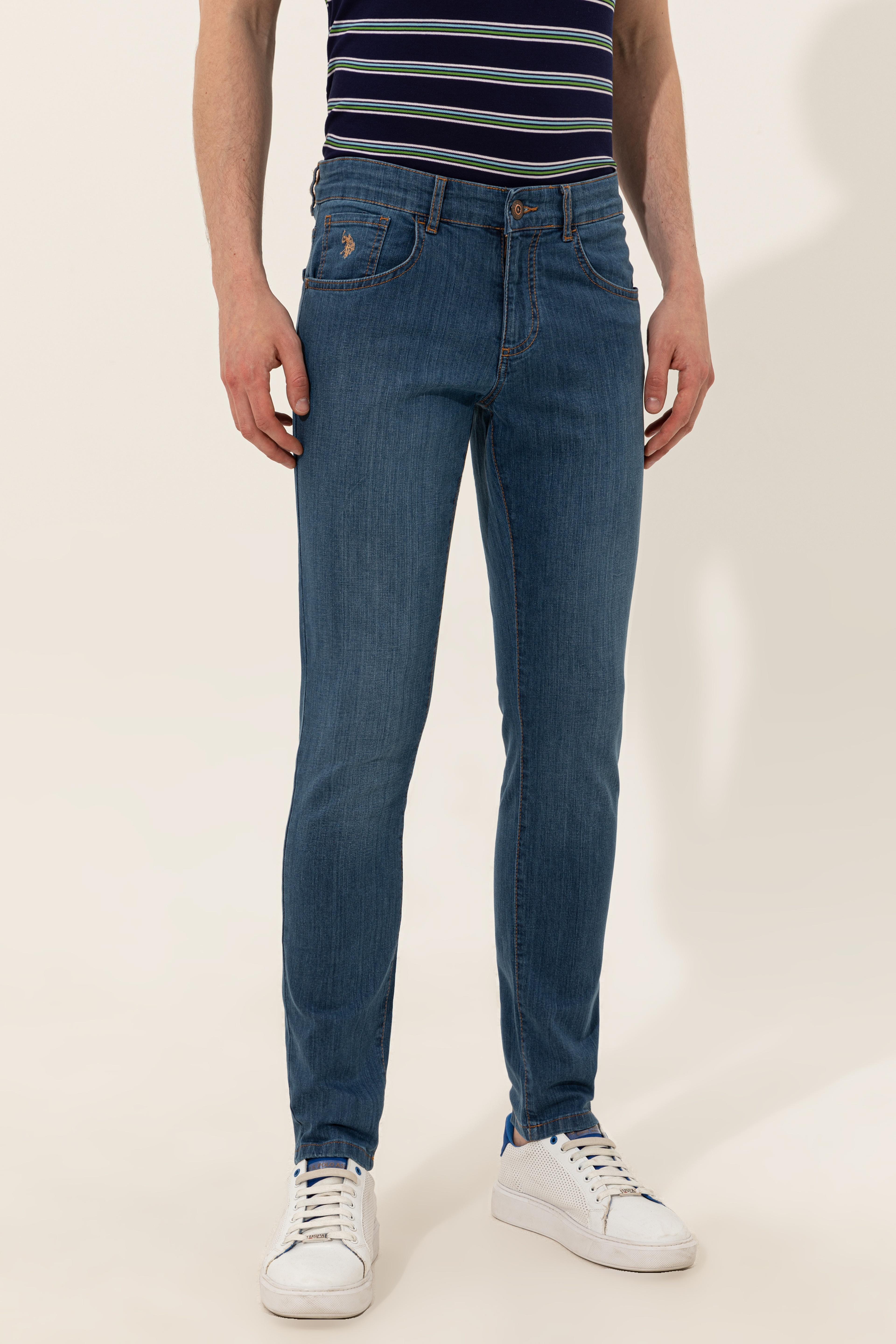 Erkek Mavi Jean Pantolon