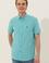 Erkek Turkuaz Kısa Kollu Gömlek
