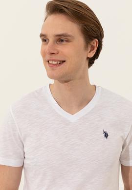 Erkek Beyaz Basic Tişört - 50249151007