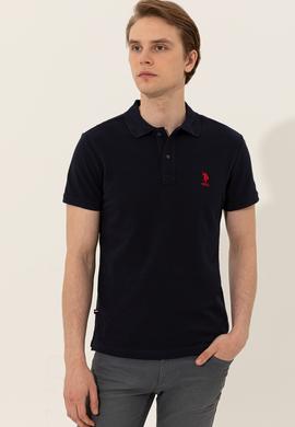 Erkek Koyu Lacivert Basic Tişört - 50249153300