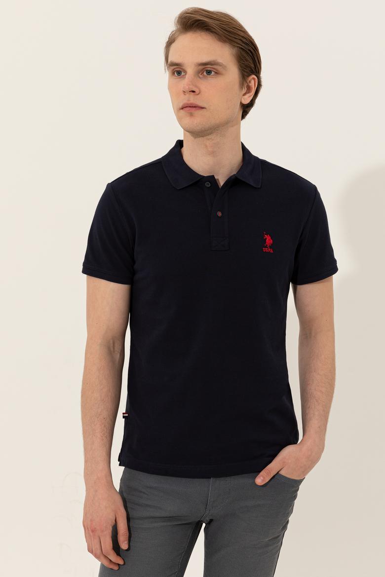 Erkek Koyu Lacivert Basic Tişört