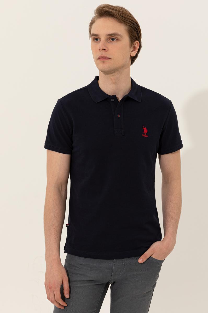 Erkek Koyu Lacivert Basic Tişört