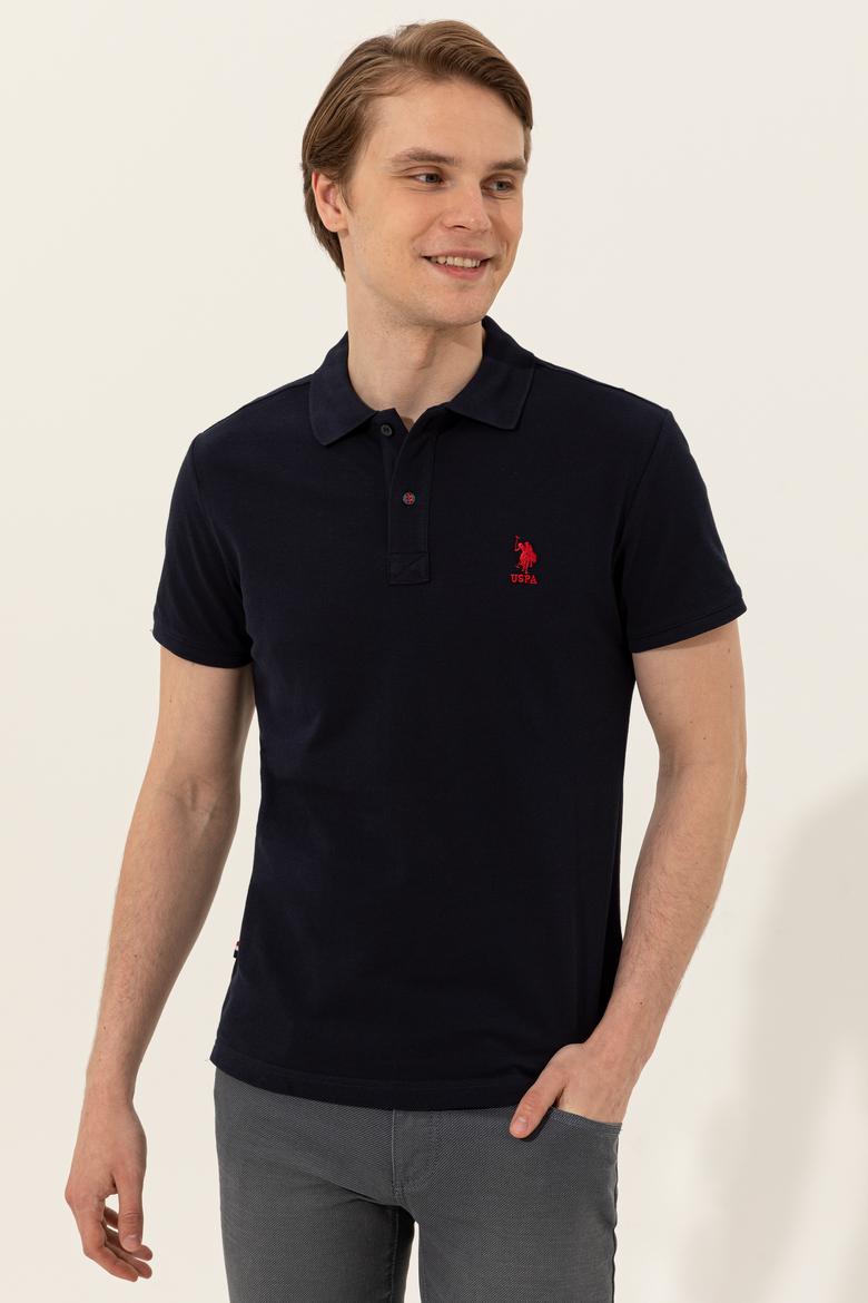 Erkek Koyu Lacivert Basic Tişört - 50249153300