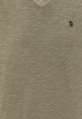 Erkek Koyu Haki Basic Tişört - 50246848098