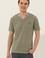 Erkek Koyu Haki Basic Tişört